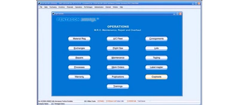 Pentagon 2000SQL ERP - ERP Pricing, Demo and Comparison Tool